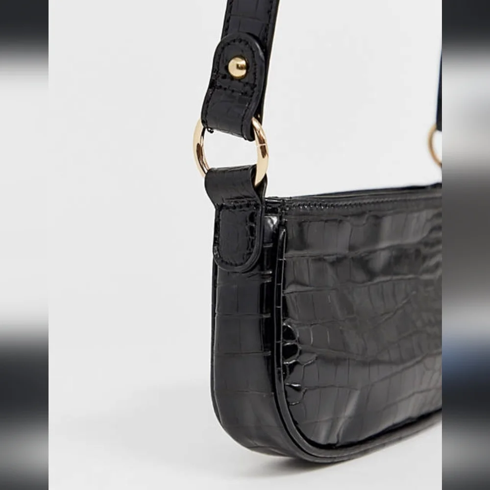 Shein Croc embossed baguette - Picture 3 of 9